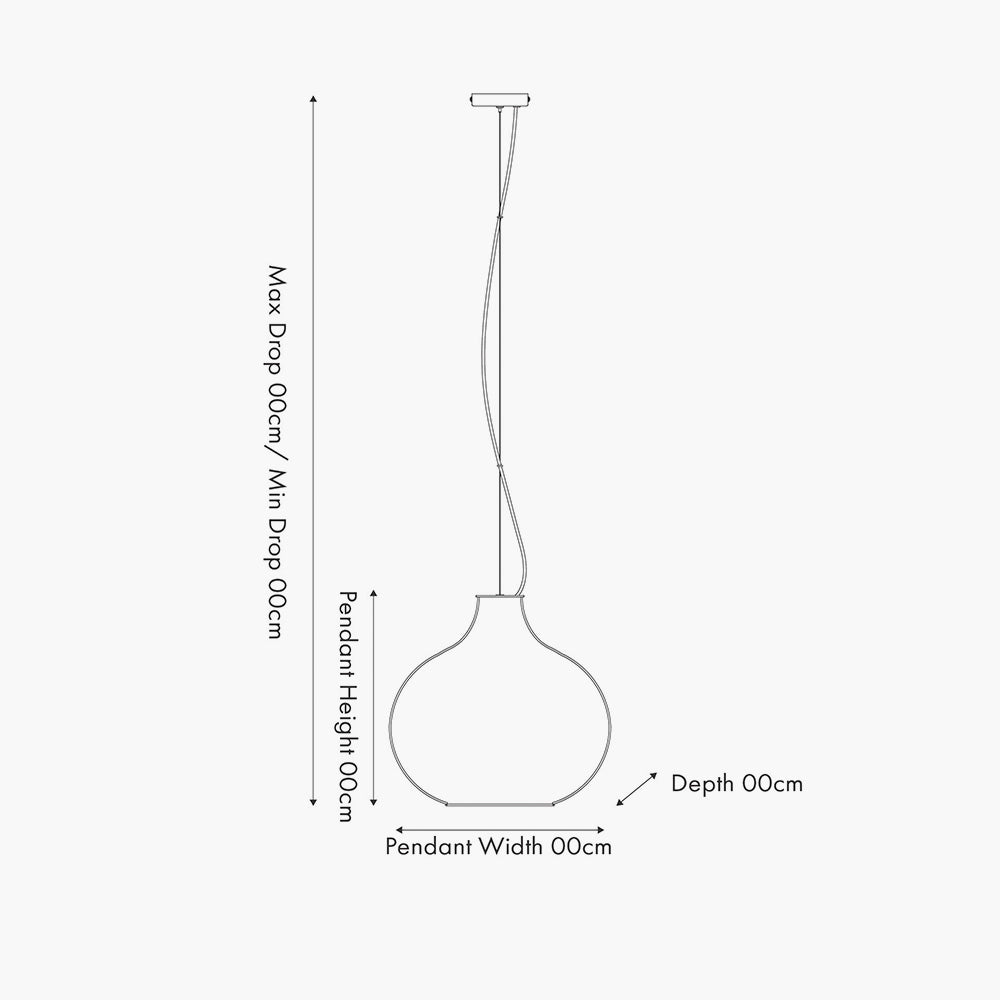 Allona Natural Rattan Pendant Light